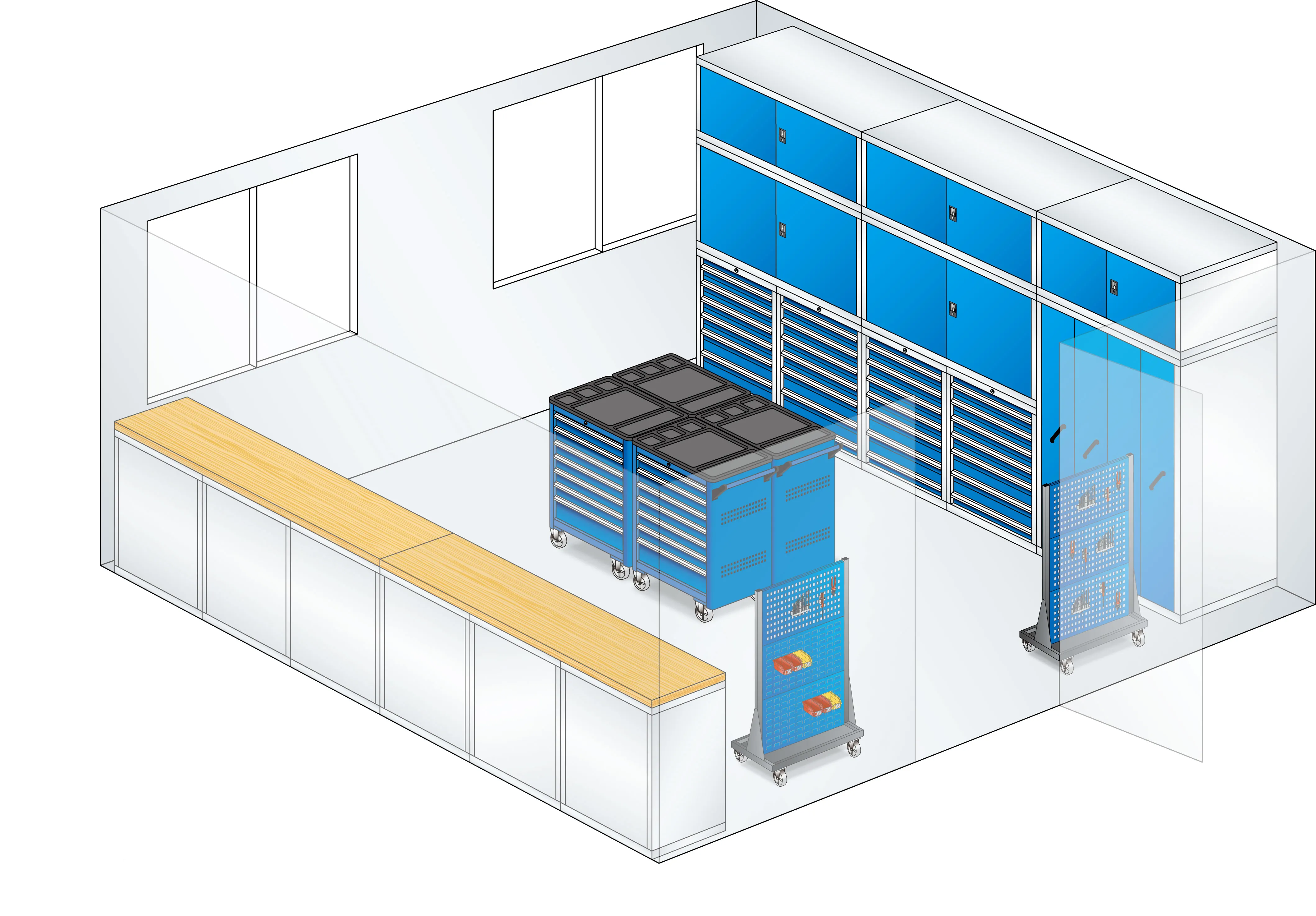ROCKBEN | High-quality tool cabinet manufacturer factory 6