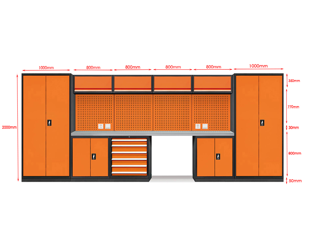 E103013 Factory Garage Customized Tool Cabinet multi-function Storage Wall Cabinet Drawer Cabinets and storage cabinets 9