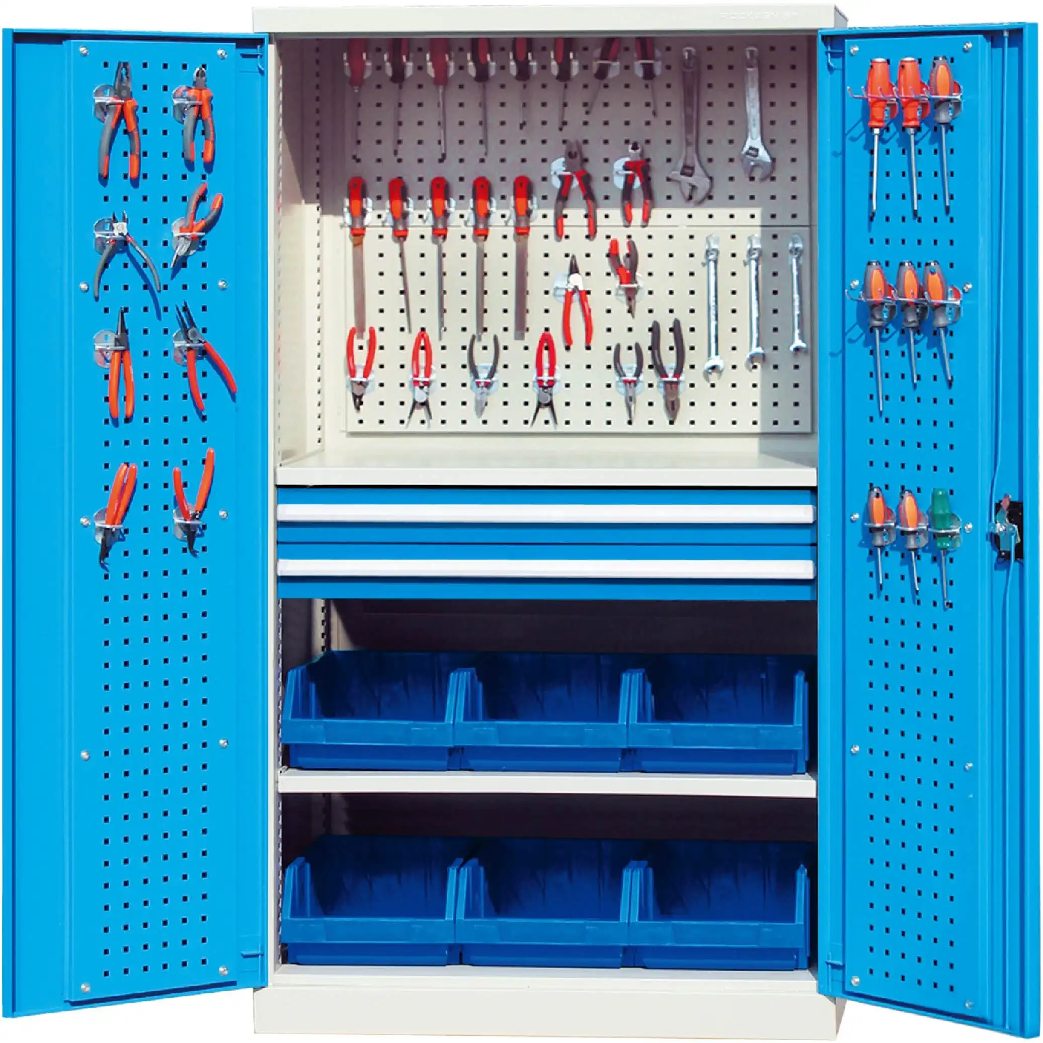 E136030-H180K Kapadalanang Pabrika ng Metal Drawer Cabinet Durable Steel Frame Storage Cabinet 1