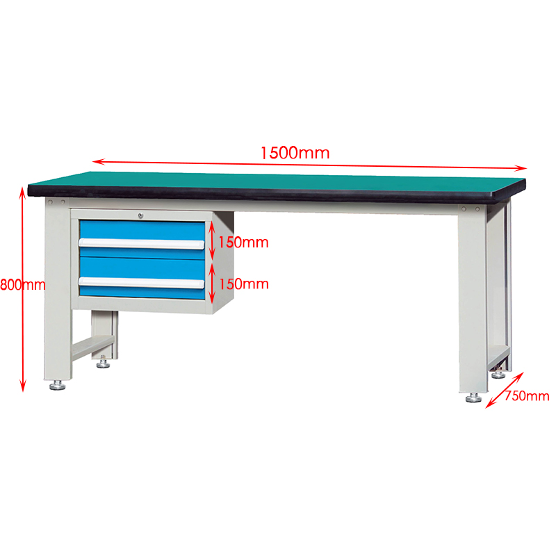 ROCKBEN - boutique Economic soldering workbench 3 drawers lockable product workbench 8