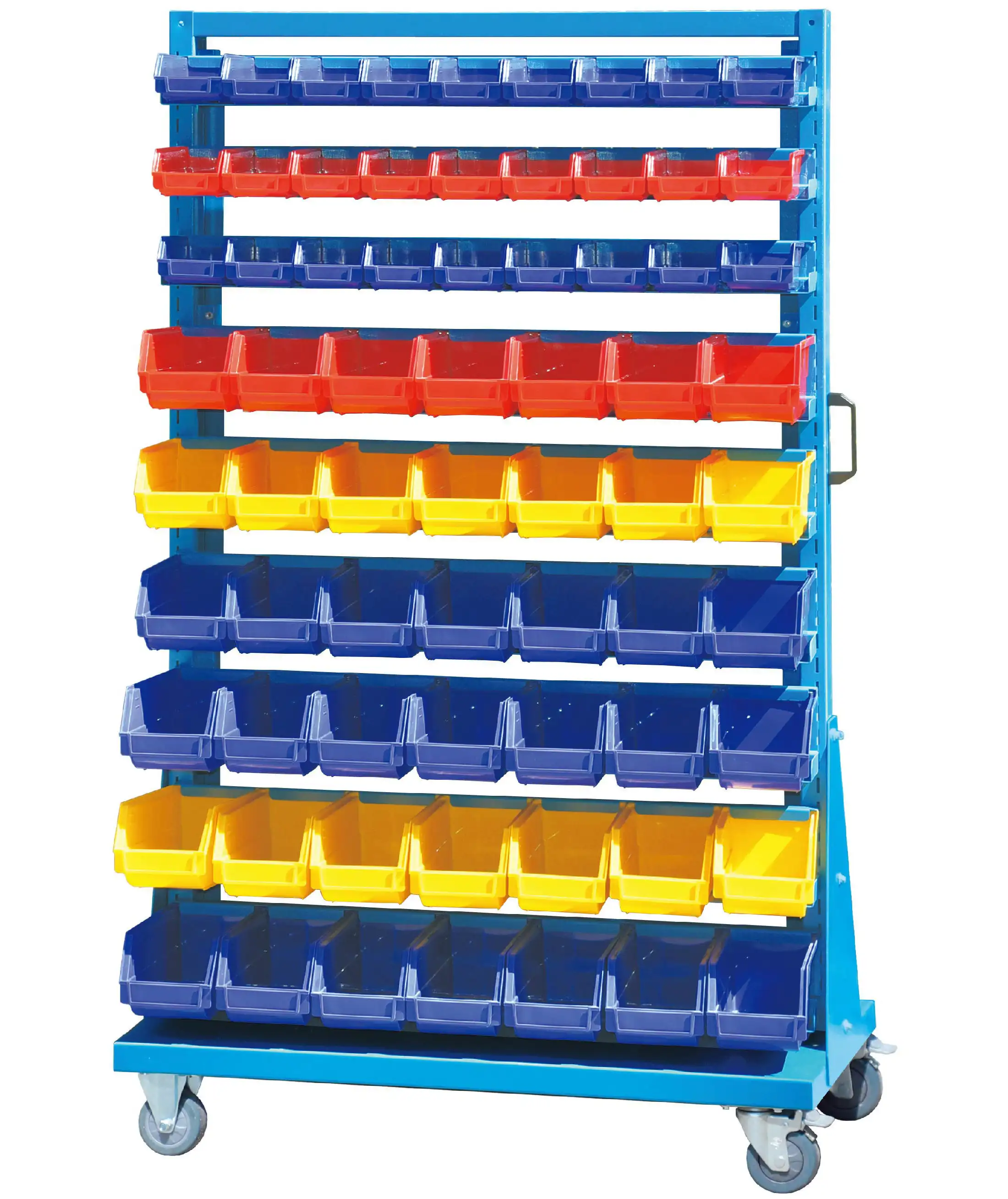 Pinakamahusay na E313318 Pabrika Customized Portable Cabinet Metal Steel Wholesale Back Mounted Parts Box Cart 1