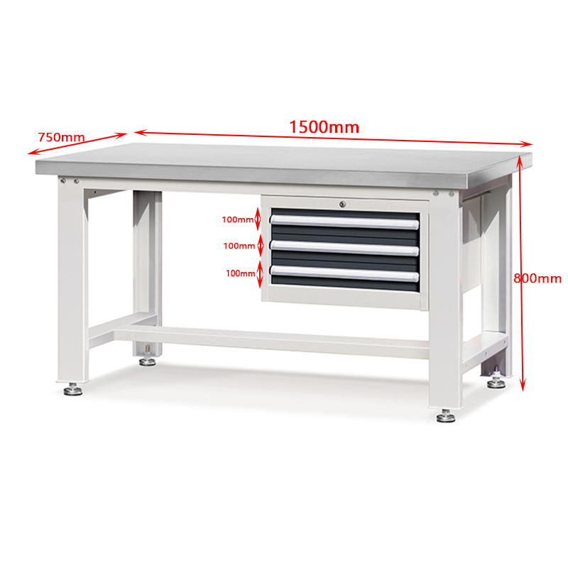 E220201-17 garage stainless workbench all welded metal steel worktables for workshop 8