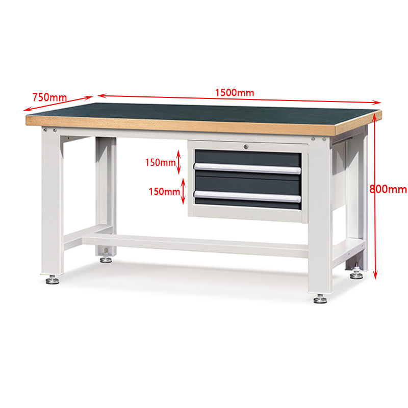 Quality E220131-18  technician workbench  2  drawer   metal  steel  tables Manufacturer | ROCKBEN 9