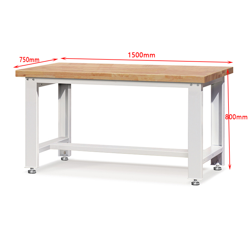Best E210001-12 workbench ajustable solid oak plate all welded metal steel tables Company - ROCKBEN 9
