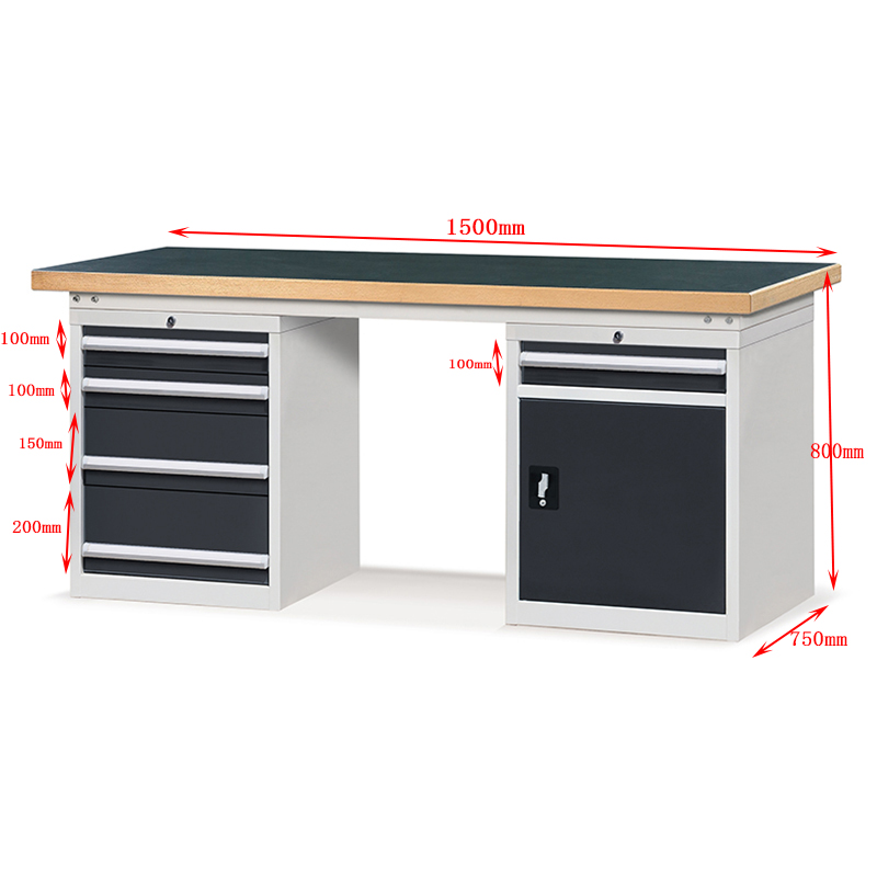 E210261-18  garage workbench   multi   drawers  heavy   duty   bearing   1000kg   tables with good price - ROCKBEN 8