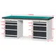 Anti-static Tool Cart Workbench with Solid Structure 2