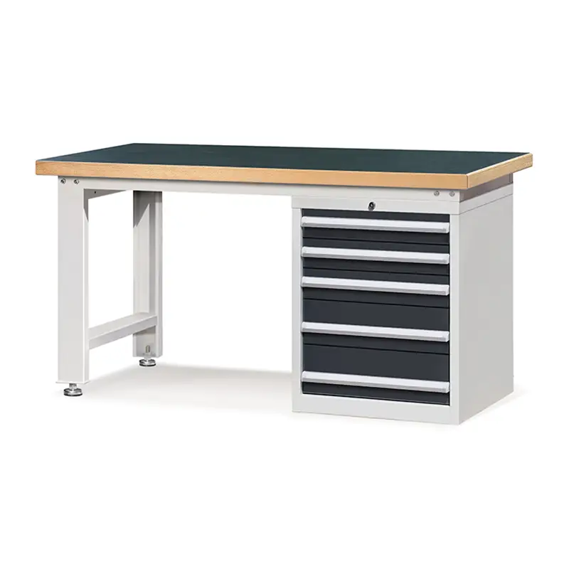 Kalidad E210371-18 Workbench Table Malakas na Tungkulin Multi drawer Lockable Tagagawa | Rockben 1