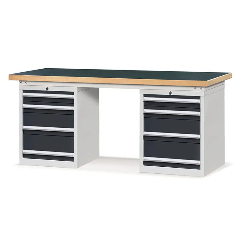 Kalidad E210231-18 Workbench Table Wear-Resistant Material 8 Drawer Tagagawa | Rockben 1