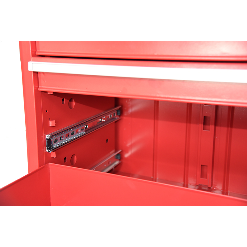 Quality EH18214  repair  rolling tool box cabinet   light   duty   2  drawers   RAL3003  trolleys Manufacturer | ROCKBEN 11