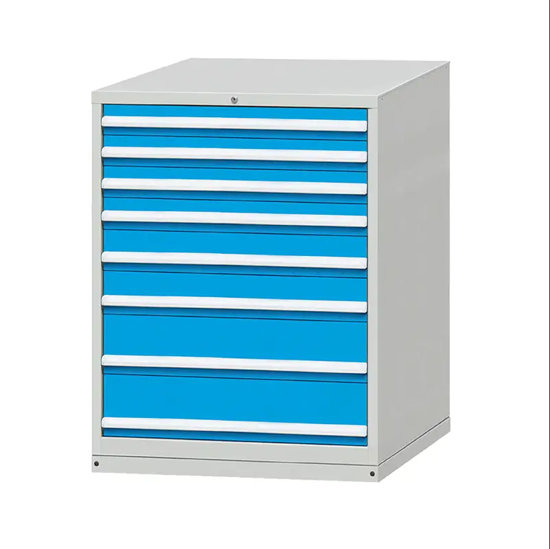 Pinakamahusay na E100761-8A Workshop Cabinets Malakas na Tungkulin 8 Drawer Mataas na Kumpanya ng Kapasidad ng Pag -load - Rockben 1