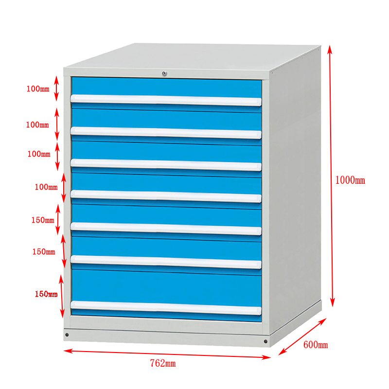 7-Drawer Heavy-Duty Tool Cabinet, Customizable, Top Quality 7