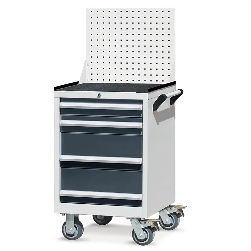 E310106 Tool Box sa Wheels Malakas na Tungkulin 4 Drawer Mataas na Kapasidad ng Kapasidad ng Kapasidad Cart Trolley Tagagawa 1