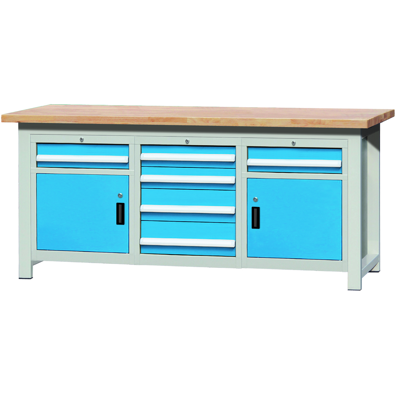 ROCKBEN - Customized supplier Metal Tool Cabinet Station Multi function Workbench Workbench And Workstations 8