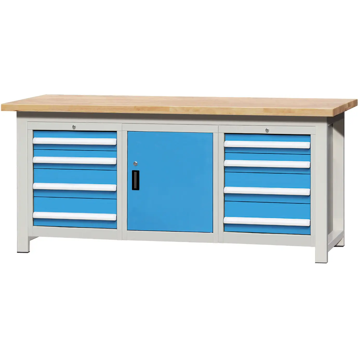 Rockben - Pasadyang drawer hindi kinakalawang na asero metal assembly workbench steel tool cabinet workbench at workstations 1