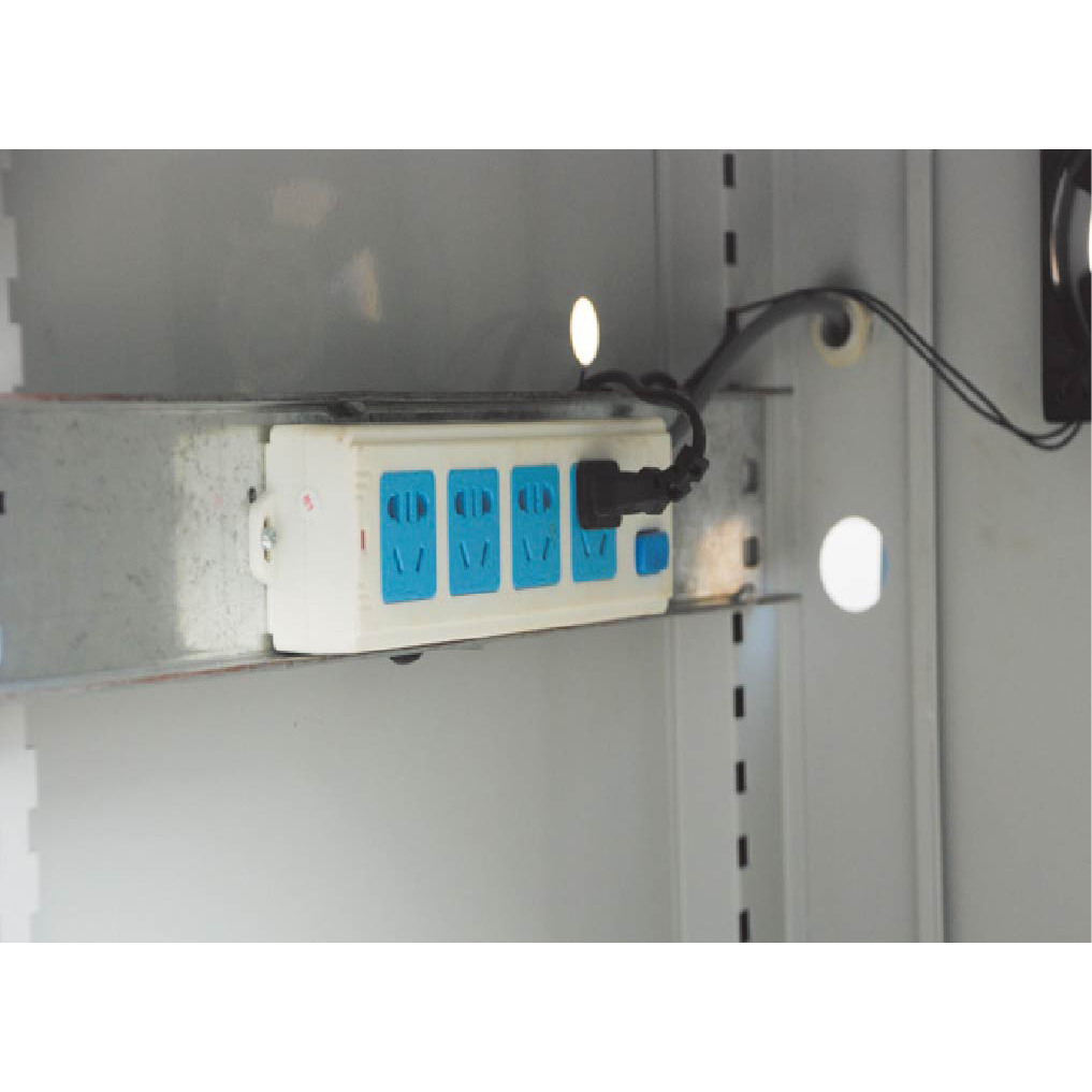 Durable Steel Tool Cabinet with Power Strip – Workbench Manufacturers 13