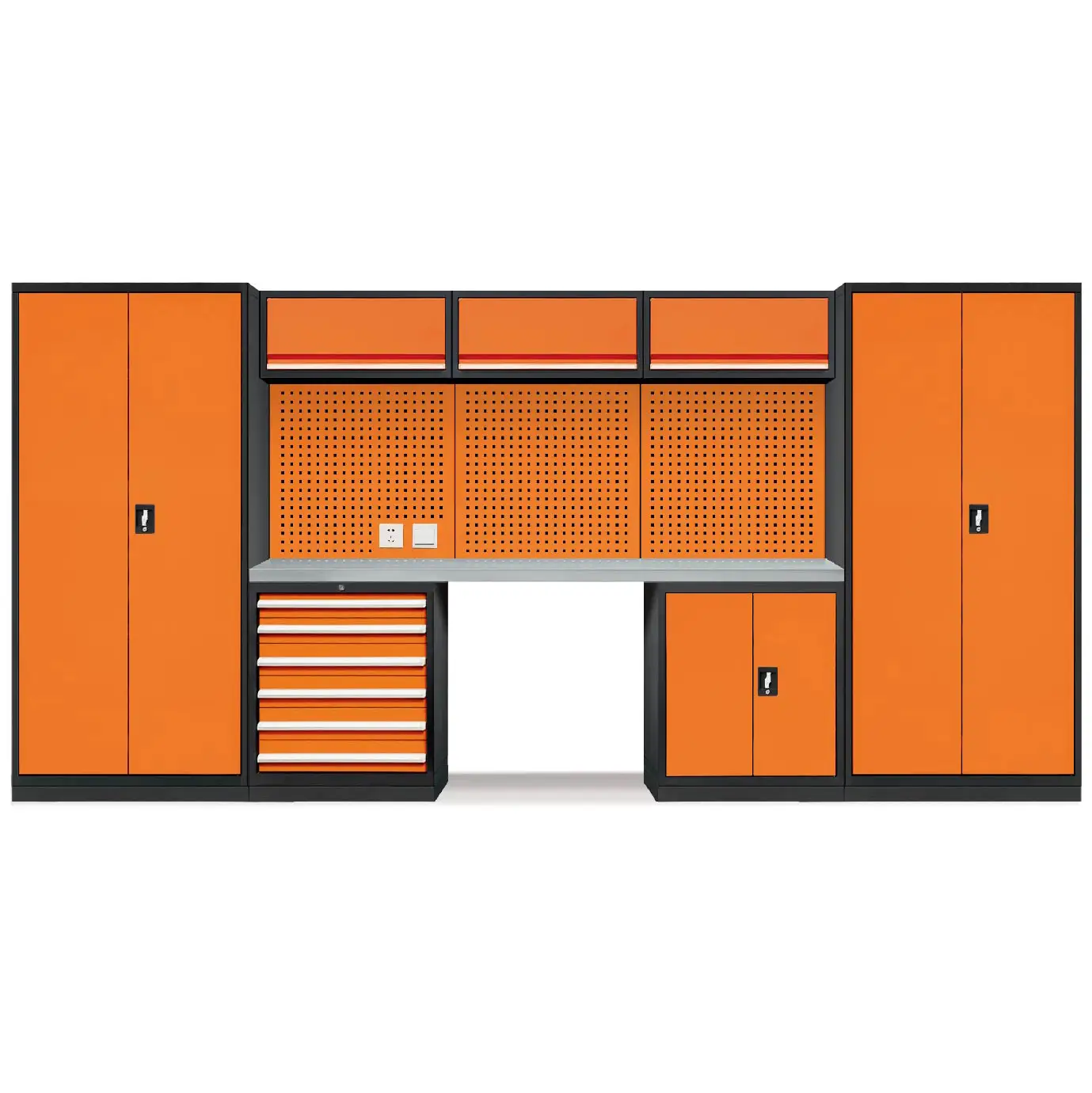Rockben - Pabrika Garage Customized Tool Cabinet Multi -Function Storage Wall Cabinet Drawer Cabinets at Storage Cabinets 1