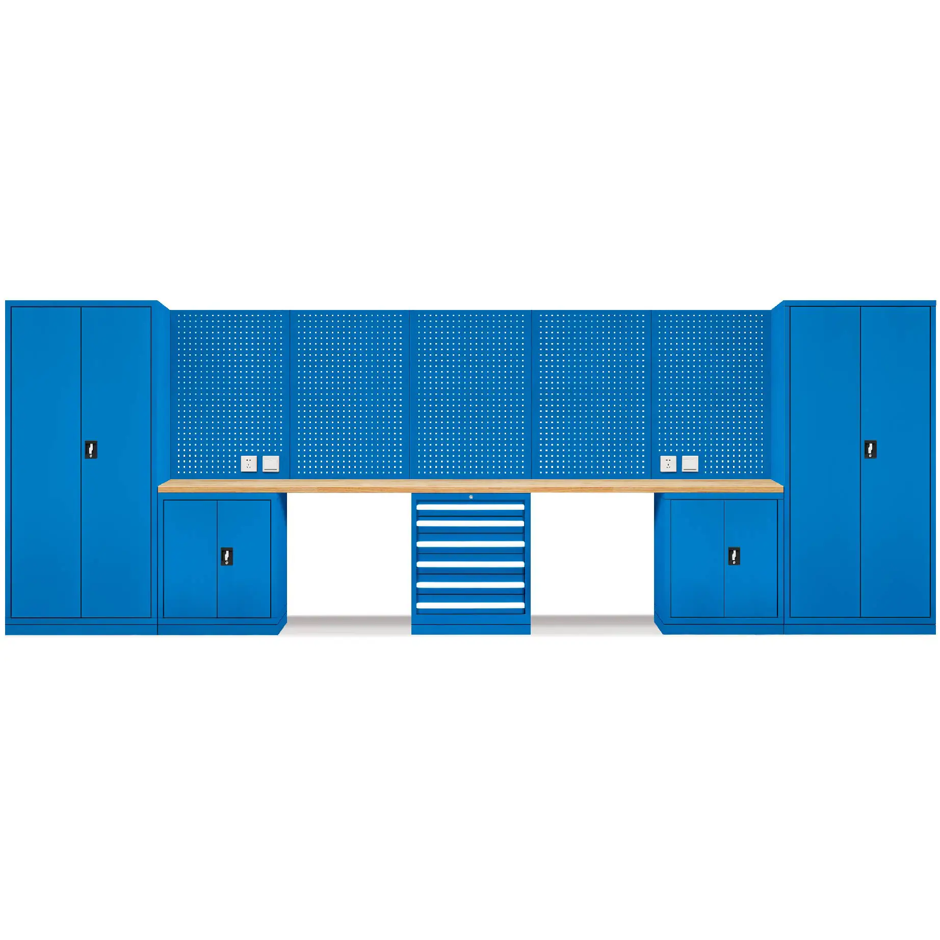 Rockben - Rockben E103025 Factory Garage Customized Tool Cabinet Multi -Function Storage Wall Cabinet Drawer Cabinets at Storage Cabinets 1