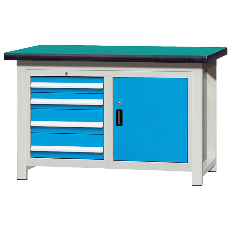 ROCKBEN - Factory price durable steel material tool cabinet with window heavy Workbench And Workstations 8