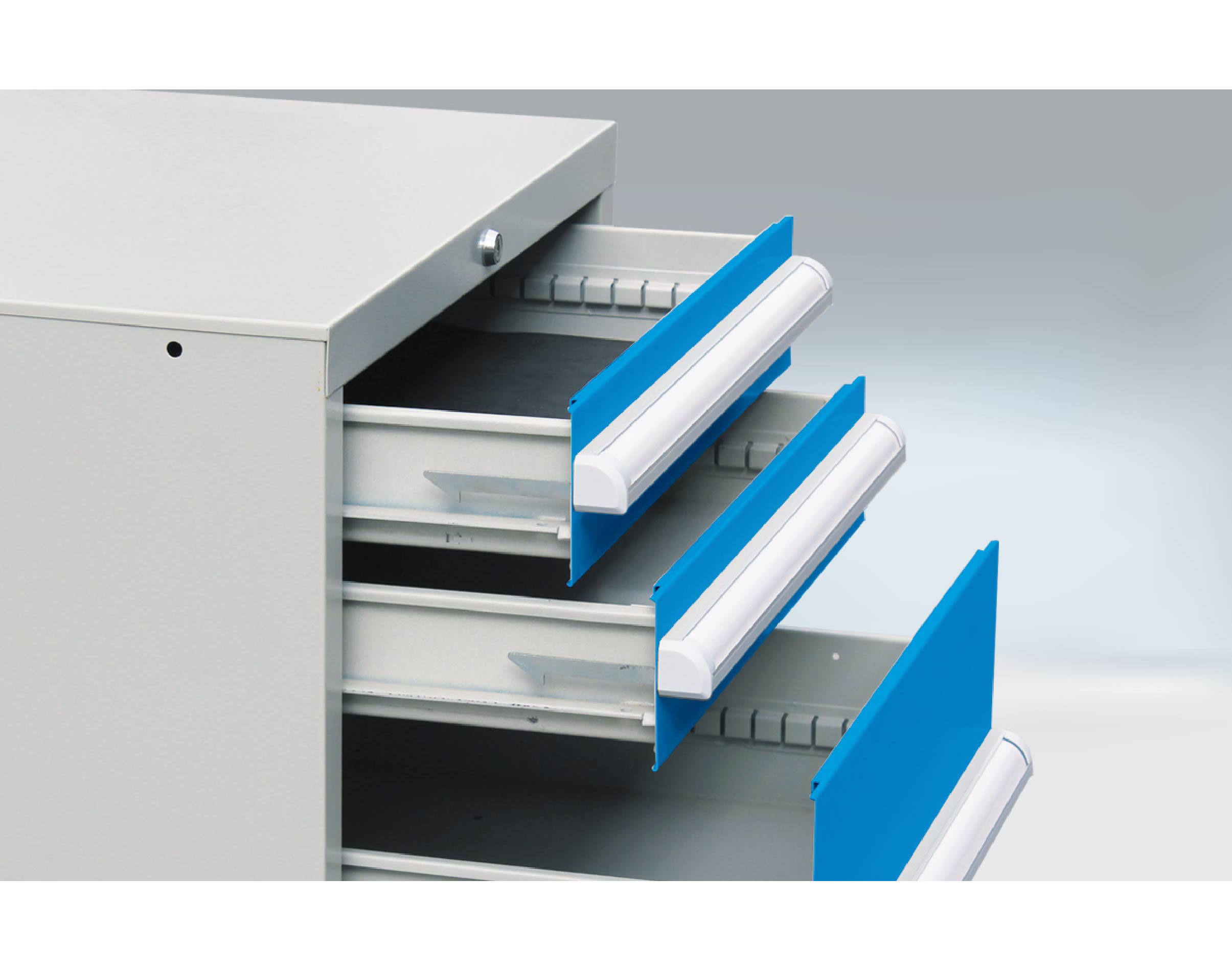 ROCKBEN - Hot selling customized steel tool cabinet with drawers Storage cabinet tools Workbench And Workstations 11