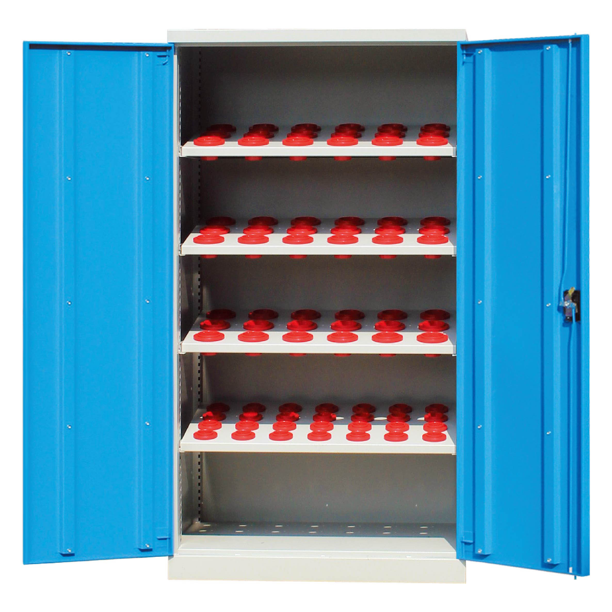 Large Capacity 2 Door Metal Tool Cabinet for Workshop or Garage by Rockben 11