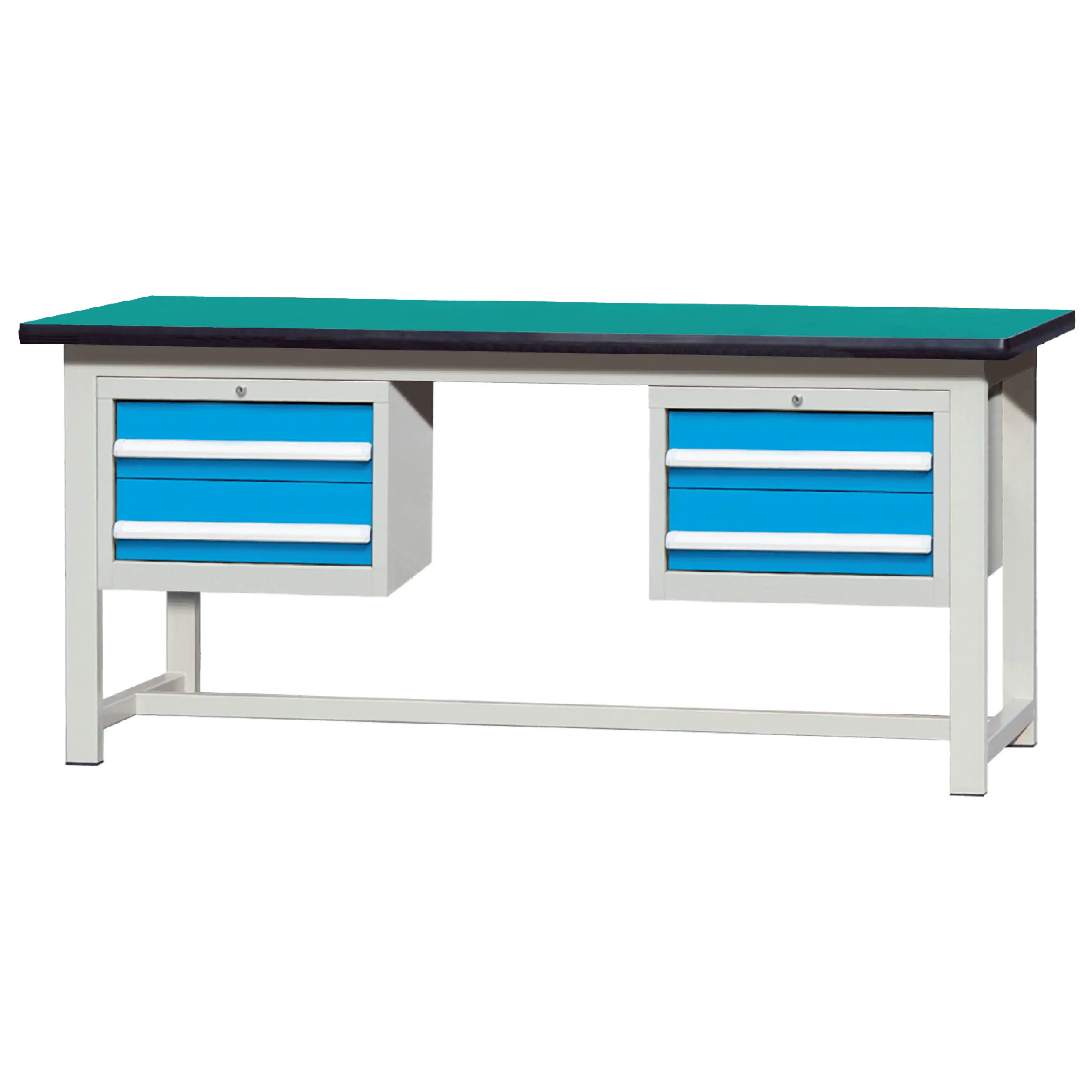 Rockben - E220162 Buong Weld Square Tube Frame Ginawa ng Workshop Work na may Maramihang Mga Drawer Workbench Table Industrial Workbench Drawer Cabinets at Storage Cabinets 1
