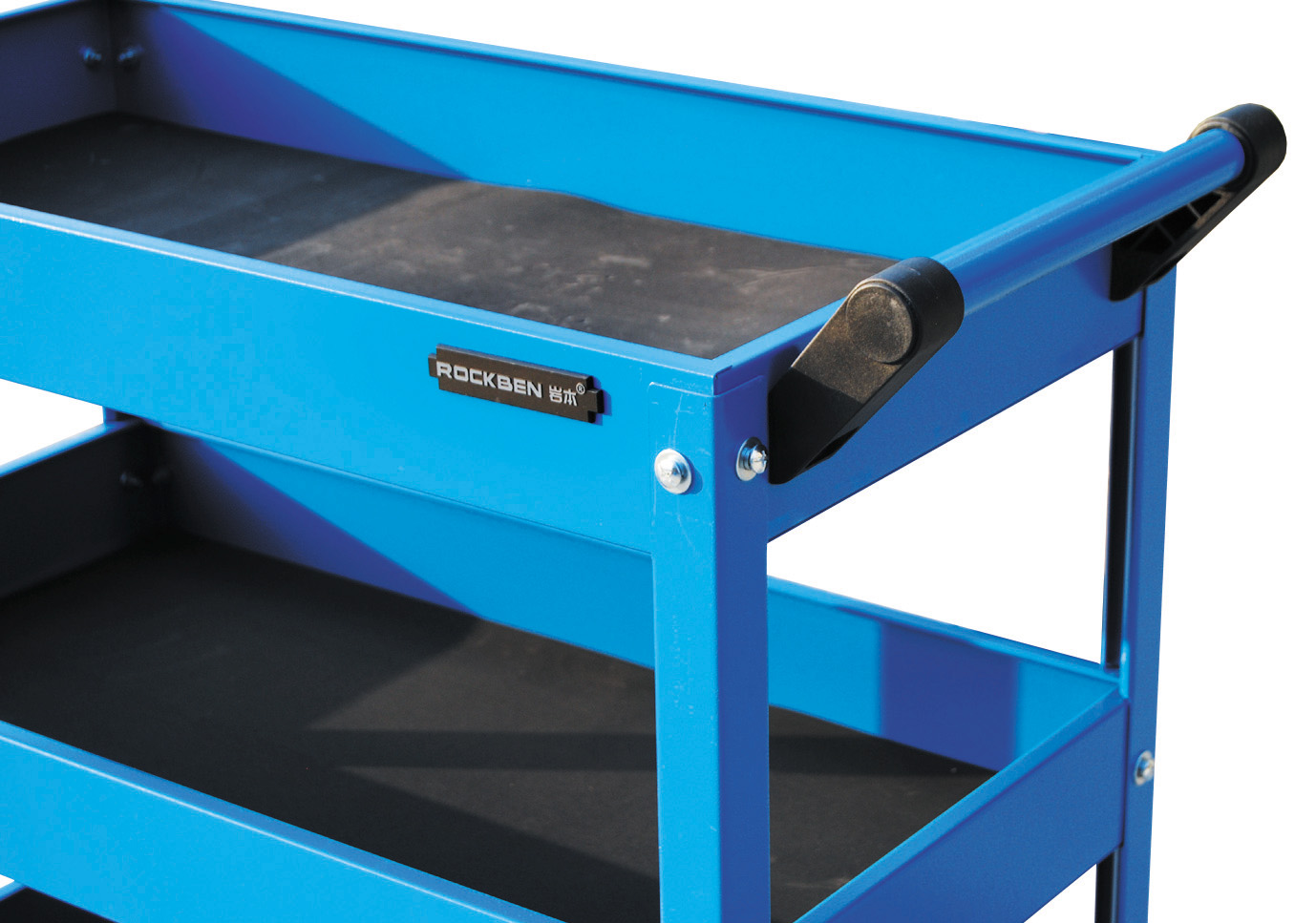 ROCKBEN - CARTILLA DE CARTILLA DE L’UTILITAT HOME ROLLING 3 Tier Book Trolley/Tool Cart 9