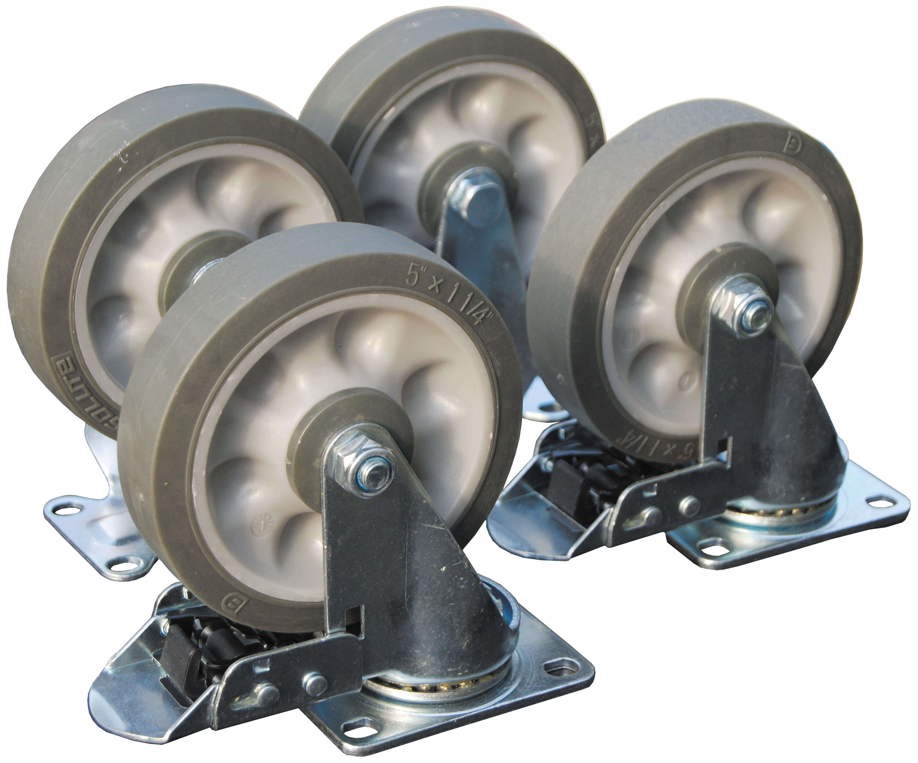 ROCKBEN - Three-tier Rack Light Stainless Steel Restaurant Tool Box Roller Trolley With Tools Four-wheel Mobile Cabinet Tool carts and Trolleys 13