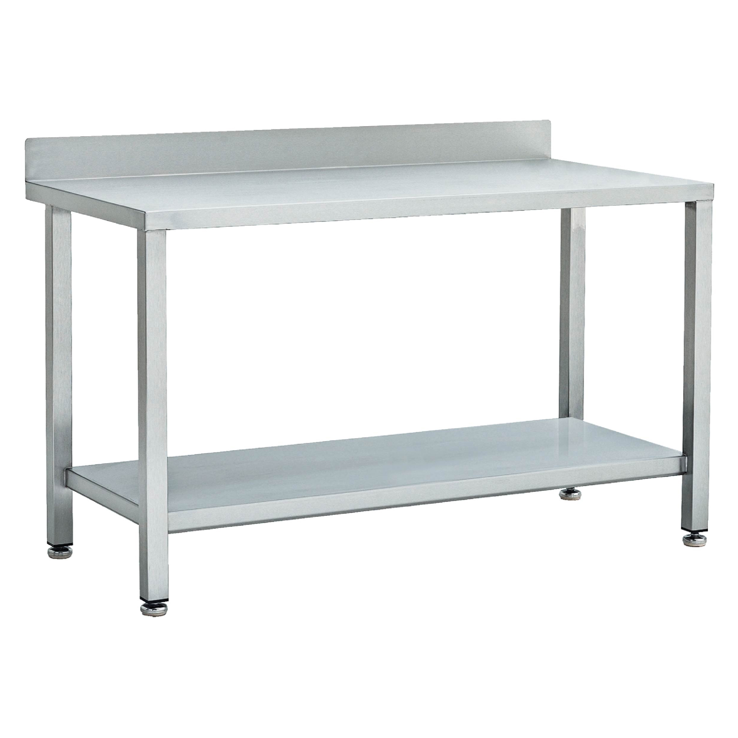 ROCKBEN - E601204 Full Weld Stainless Steel Square Tube Frame Steel Workbench Table Industrial Workbench Drawer Cabinets and storage cabinets 8