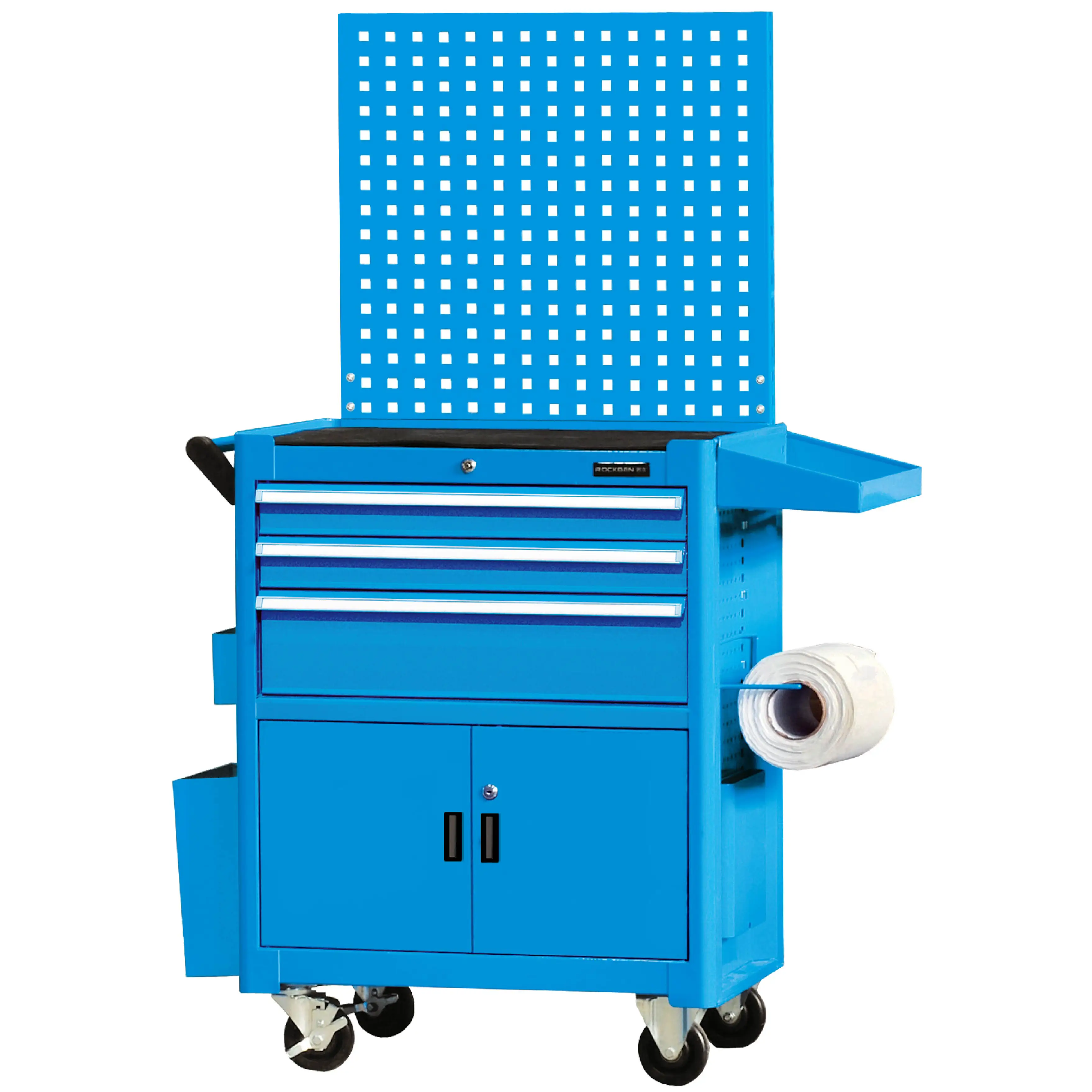 Rockben - mapagkumpitensyang presyo ng metal drawer tool trolley/tool ​​cabinet/rolling tool cart na may mga tool na itinakda ang mga cart ng tool at troli 1