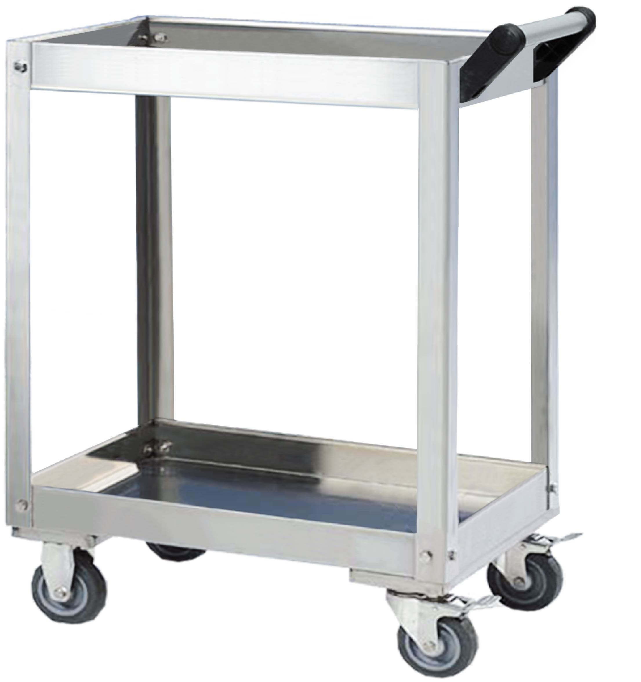 Stainless Steel 3 Tier Tool Storage Cart - Lightweight, Durable, Versatile 8