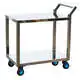 Stainless Steel 3 Tier Tool Storage Cart - Lightweight, Durable, Versatile 2