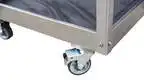Stainless Steel 3 Tier Tool Storage Cart - Lightweight, Durable, Versatile 5