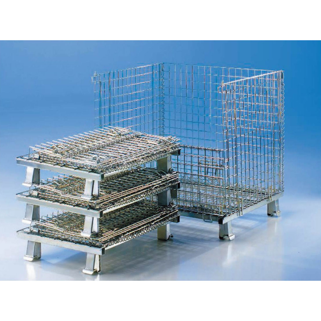 ROCKBEN - E902381 Warehouse Garage Adjustable Opening Tire Handcart Tool carts and Trolleys 8