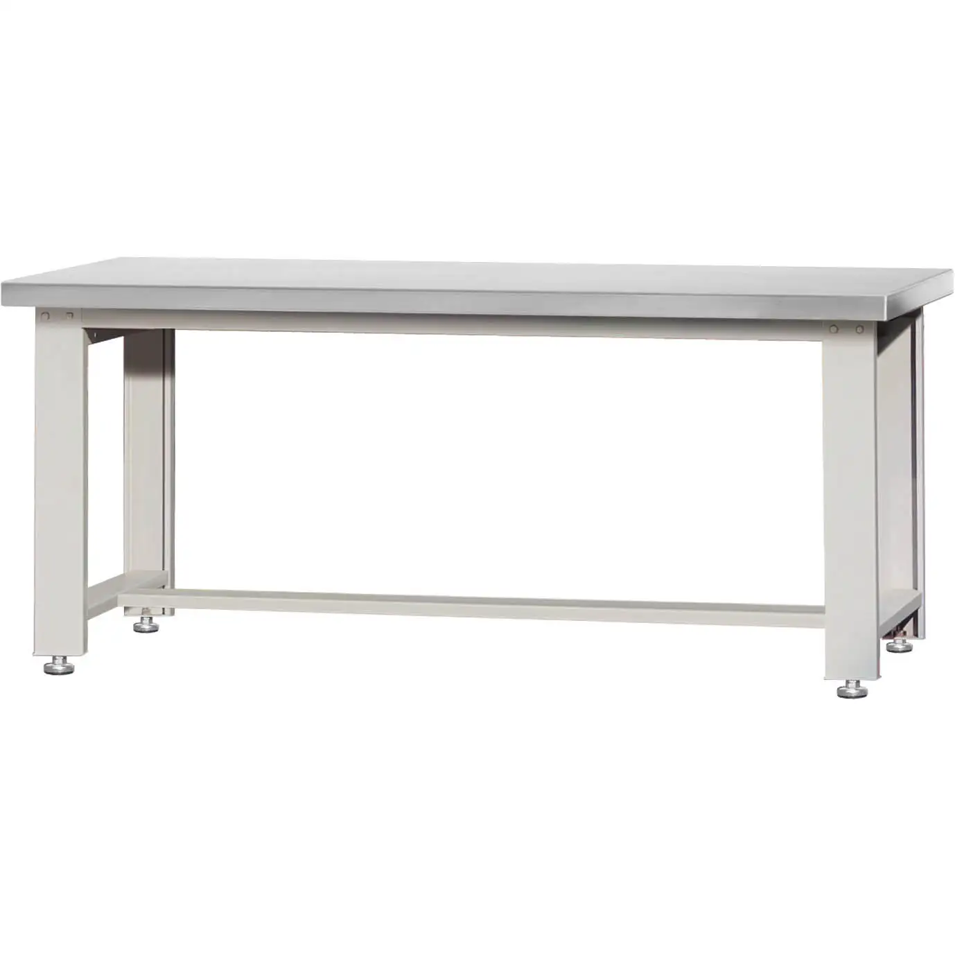 Rockben - E210002-17 Mga Produkto ng Pang -promosyon Mataas na kalidad ng warranty 3 taon na hindi kinakalawang na asero table top straight leg workbench workbench at workstations 1