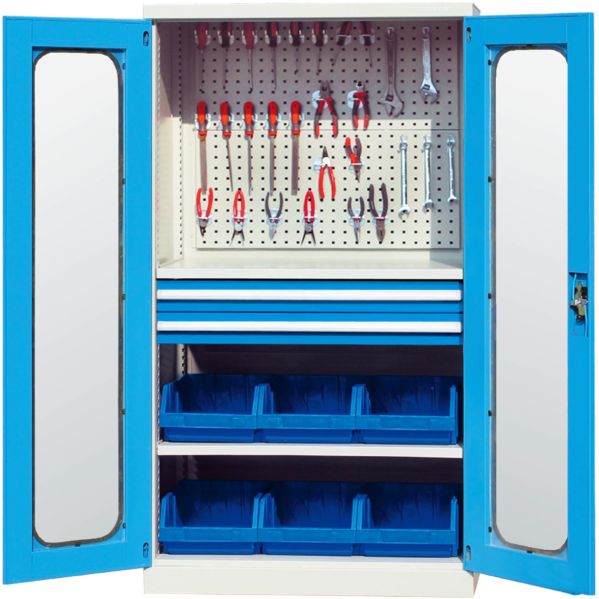 ROCKBEN - E137045-H200K Wholesale customized mechanical tool cabinets with tools with high cost performance Drawer Cabinets and storage cabinets 12