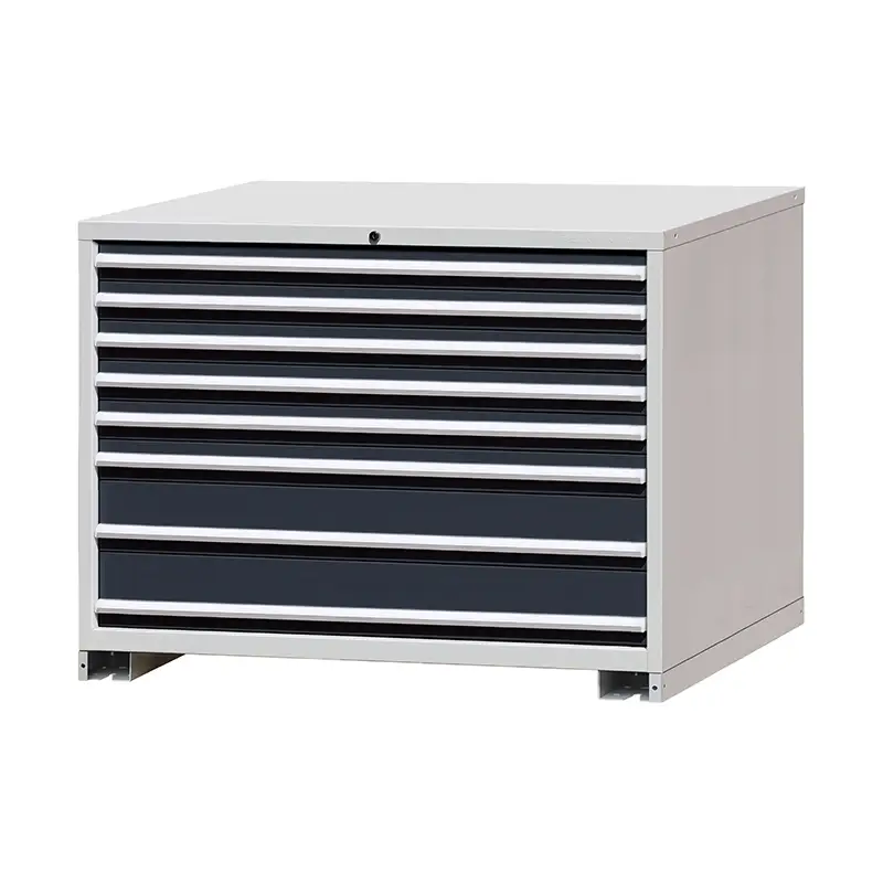 E101651-8B Mahusay na kalidad praktikal na mabibigat na tungkulin metal na bakal 60 pulgada nakatigil na mga kabinet ng drawer ng module 1