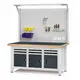 Heavy-Duty Mini Tool Chest with 5 Lockable Drawers - Customizable Size 3