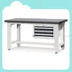 Customizable Steel Workbench with 3 Drawers - Sturdy & Durable 1