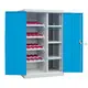 Large Capacity 2 Door Metal Tool Cabinet for Workshop or Garage by Rockben 1