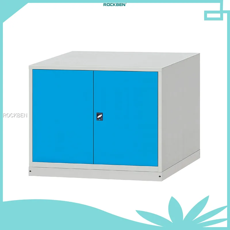 Double Door Tool Cabinet - W1524*D705*H1100mm, Cold-Rolled Steel, Lockable, 100KG Capacity. Blue Powder Coat. 1