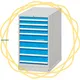 72 Inch Tool Cabinet: High-Quality Steel, 8 Drawers, 100kg Capacity 1