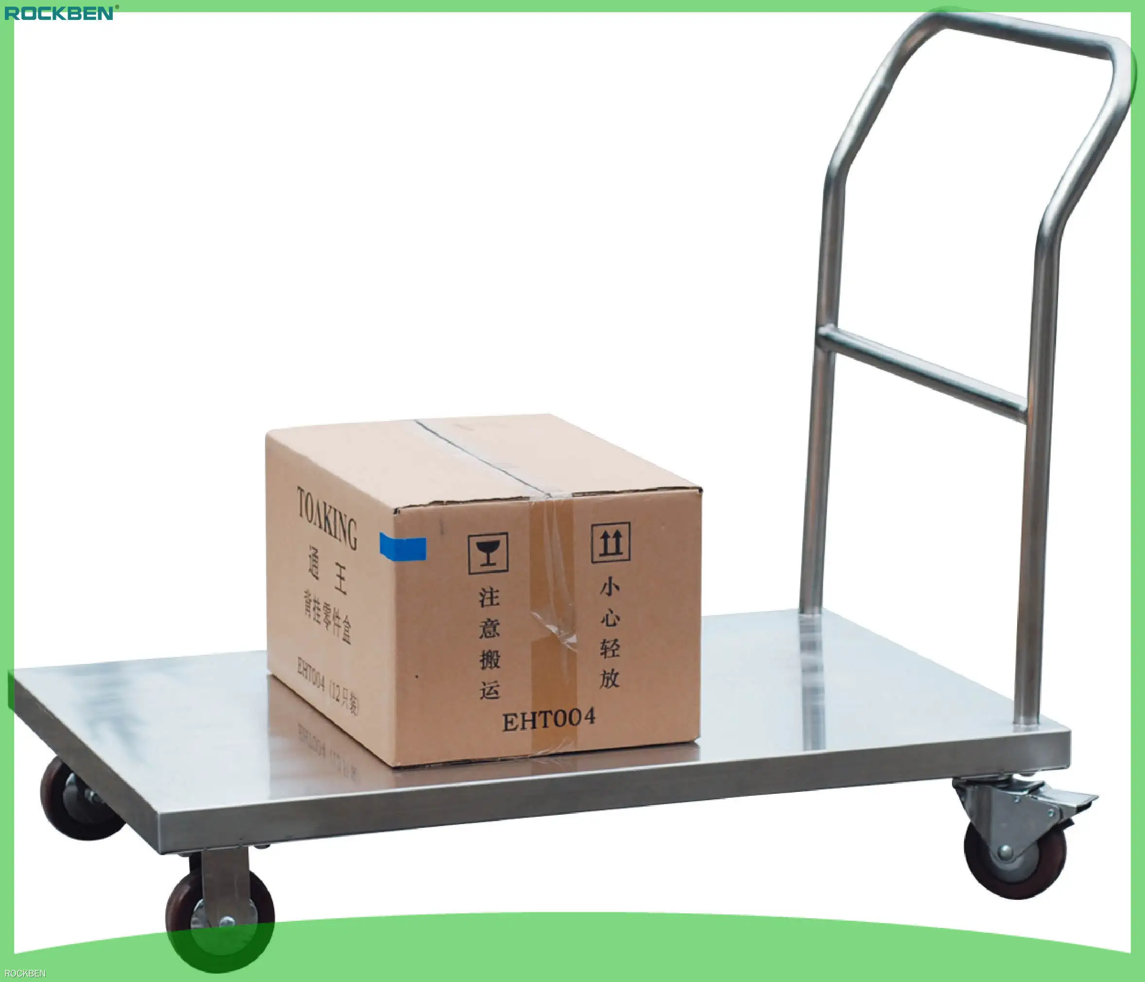 Stainless Steel Rolling Tool Box with Reinforced Design 1