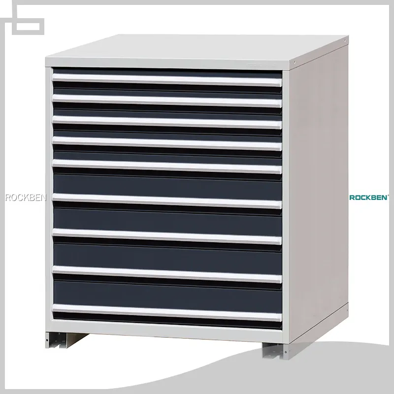 10-Drawer Steel Tool Cabinet: Stable, Efficient Storage 1