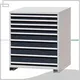 10-Drawer Steel Tool Cabinet: Stable, Efficient Storage 1