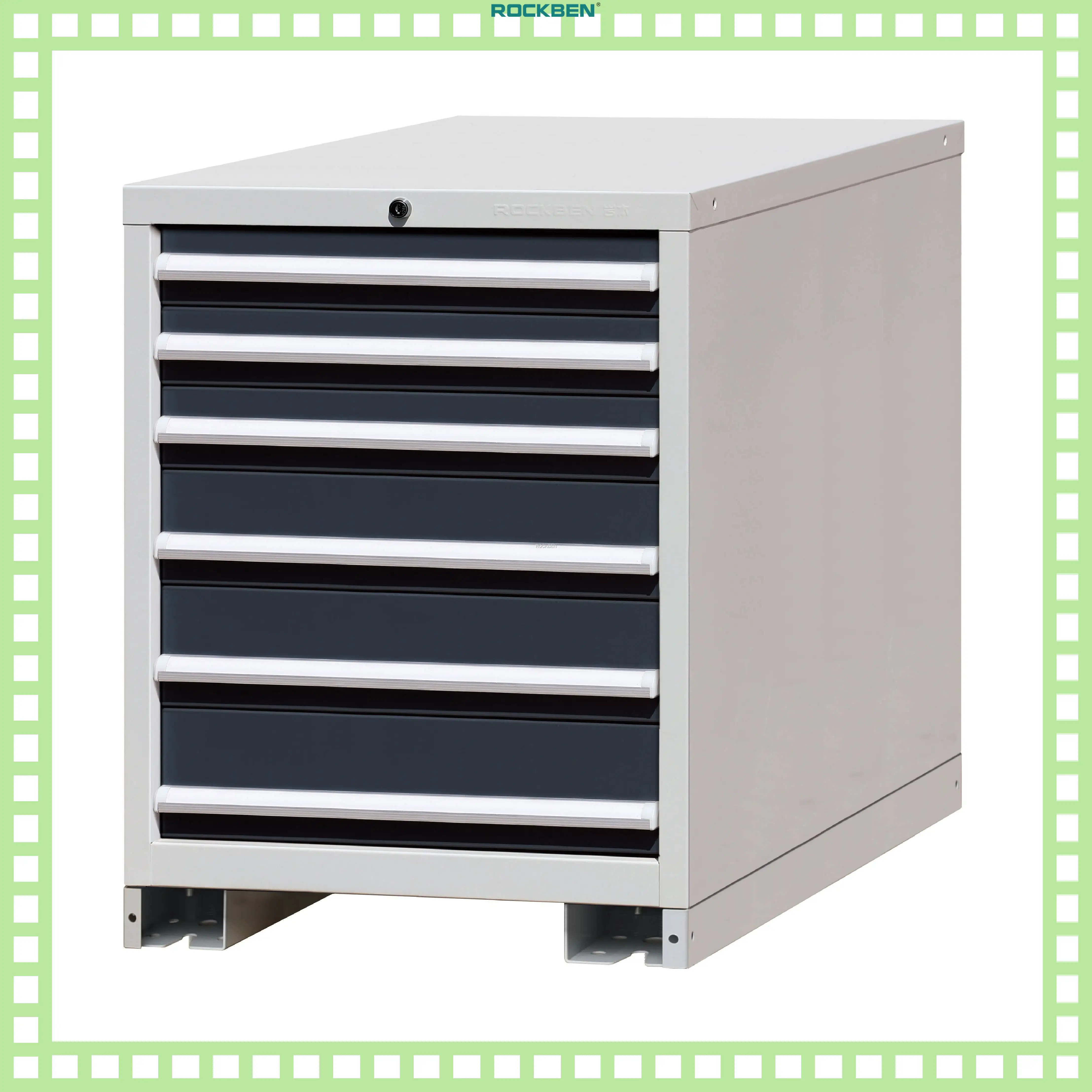 Secure 6-Drawer Tool Cabinet for Heavy-Duty Tools 1