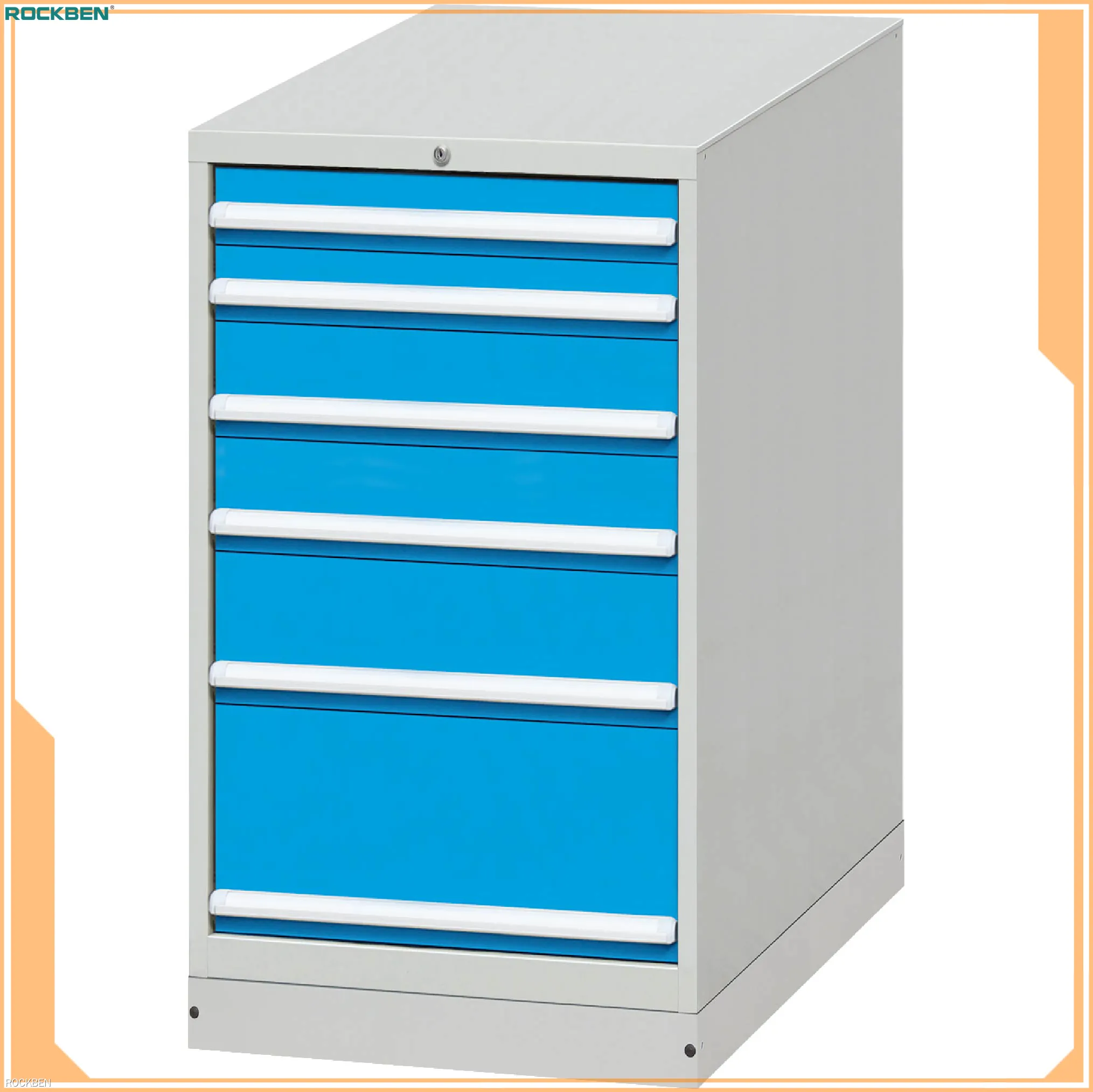 Customized roll around tool chest factory price | ROCKBEN 1