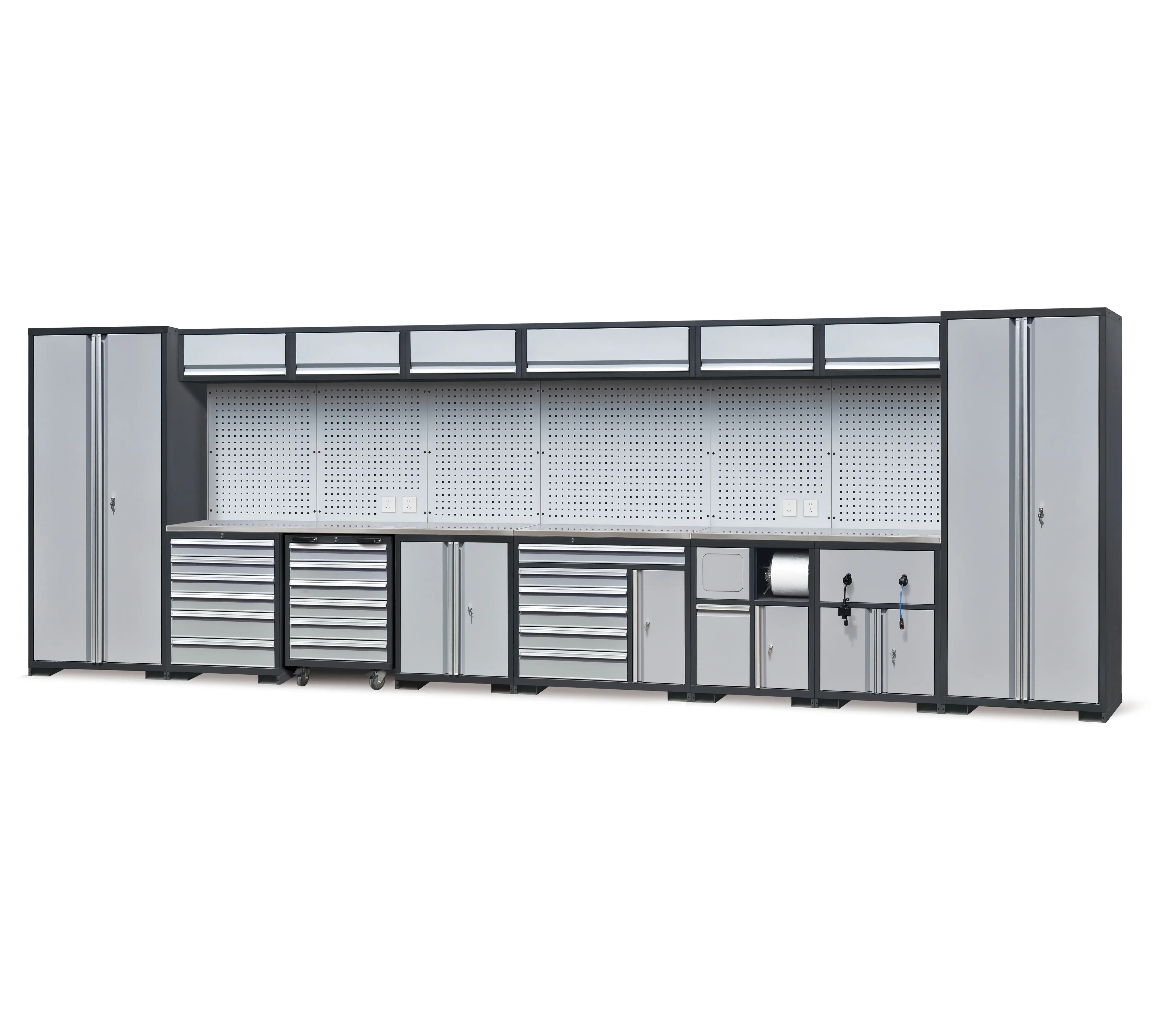 Garage Workstation 20 Piece Cabinet Set 1