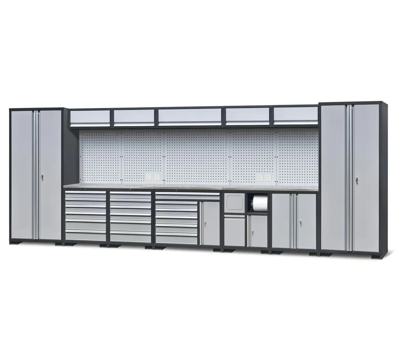 Garage Workstation 17 Piece Cabinet Set-1 1