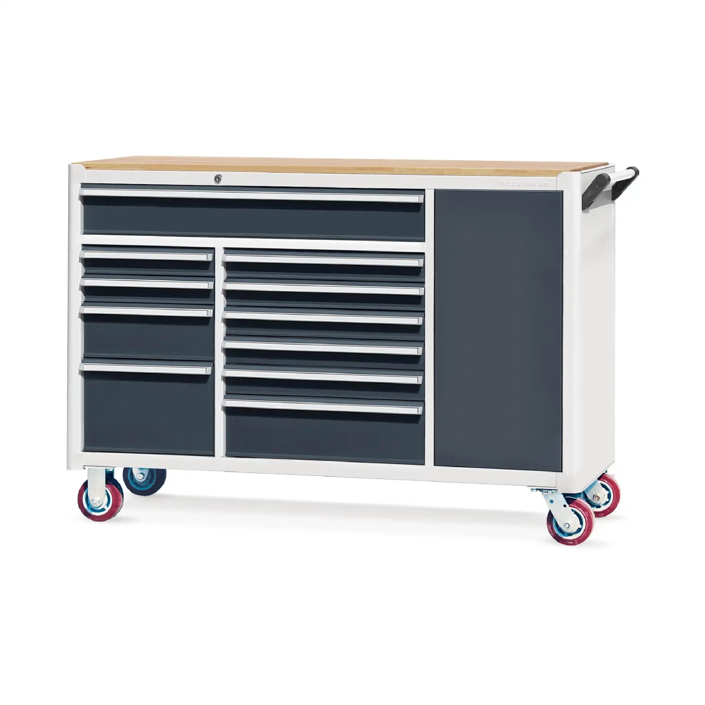 11-Drawers Tool Trolley with Side Door 1