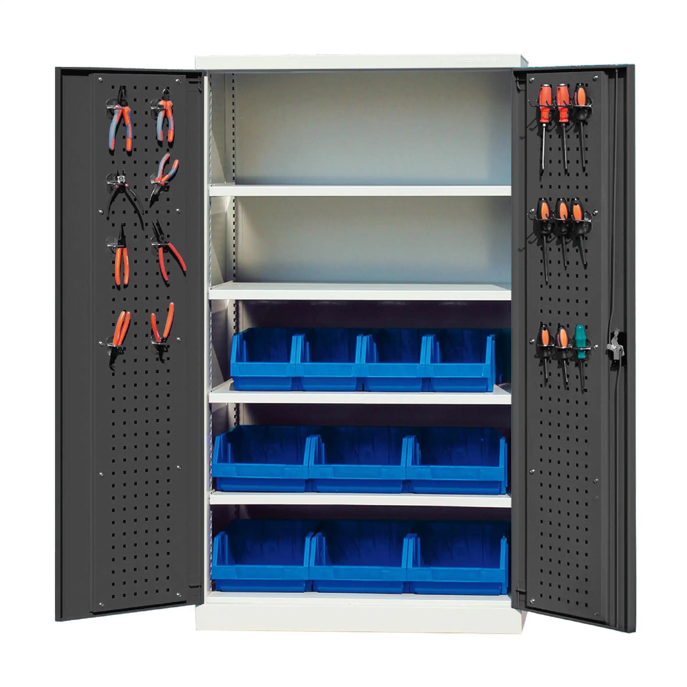 Armoire de rangement standard avec porte de panneaux perfacturés 1